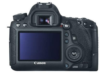 Canon ra mắt máy ảnh EOS 6D kết nối Wifi, GPS - 2 Mặt sau với màn hình 3-inch