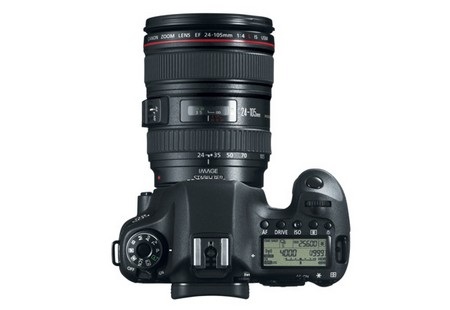 Canon ra mắt máy ảnh EOS 6D kết nối Wifi, GPS - 4 Màn hình hiển thị thông số nằm ở cạnh trên