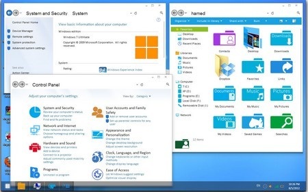 Bộ giao diện rực rỡ màu sắc dành cho Windows 7 - 5 Biểu tượng các file và thư mục trên bộ giao diện mới cũng đã được thay thế hoàn toàn