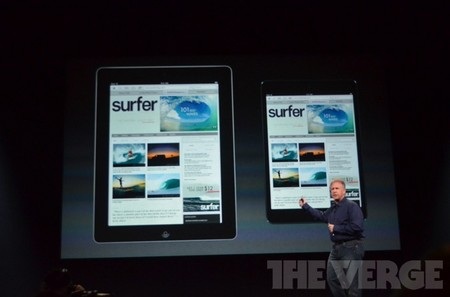 iPad mini so dáng cùng iPad 2