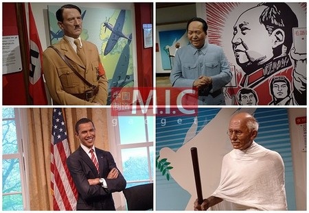 Ngoài Steve Jobs, bảo tàng còn trưng bày rất nhiều bức tượng sáp của những người nổi tiếng khác