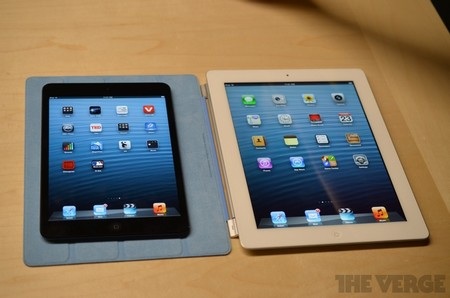 Ảnh thực tế và video giới thiệu về iPad mini - 14 iPad mini “đọ dáng” với iPad 2