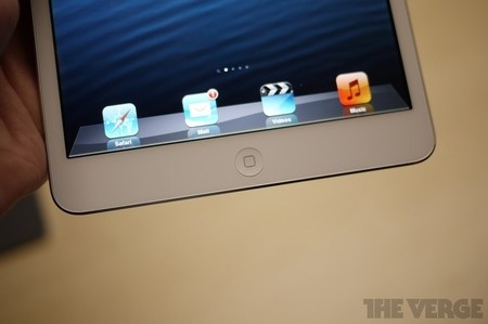 Ảnh thực tế và video giới thiệu về iPad mini - 10 Cận cảnh nút Home trên máy