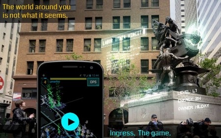 Google ra mắt game di động "độc" chơi ngay trên thế giới thực - 1 Ingress sẽ biến thế giới thực của người chơi thành không gian ảo của trò chơi