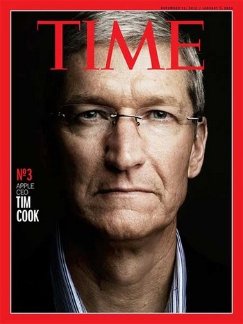 Tim Cook được Apple vinh danh vị trí thứ 3 trong danh sách “Nhân vật của năm 2012”