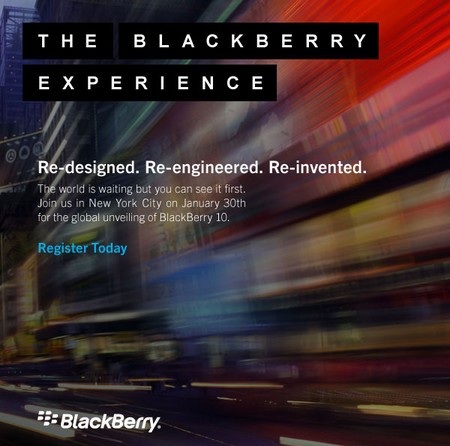 Giấy mời tham dự sự kiện của RIM được phát trước ngày diễn ra hơn 1 tháng rưỡi