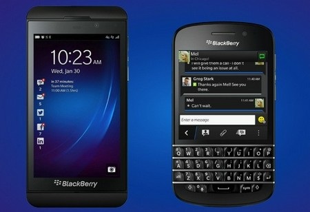 Bộ đôi smartphone Z10 và Q10 mới nhất của BlackBerry