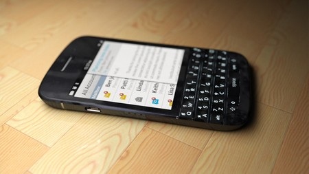 BlackBerry N10 với thiết kế bàn phím QWERTY truyền thống