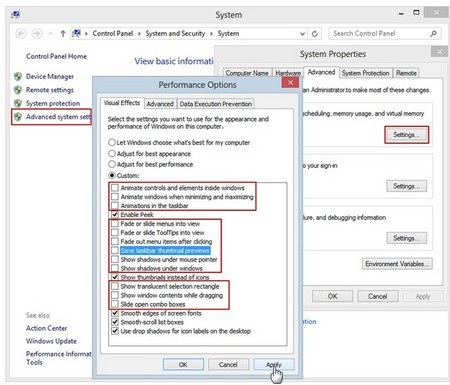 Vài mẹo nhỏ tối ưu hoá hiệu suất hoạt động của Windows 8 - 6 Animate controls and elements inside windows