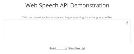 Ứng dụng thử nghiệm chức năng giọng nói trên Chrome 25
