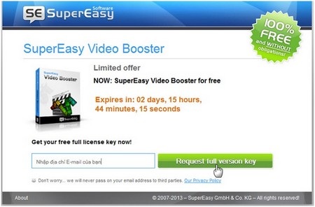 Bản quyền miễn phí phần mềm chuyển đổi định dạng file video mạnh mẽ