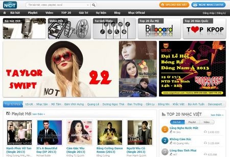 Nhaccuatui.com là một trong những trang web nghe nhạc trực tuyến hàng đầu Việt Nam hiện nay