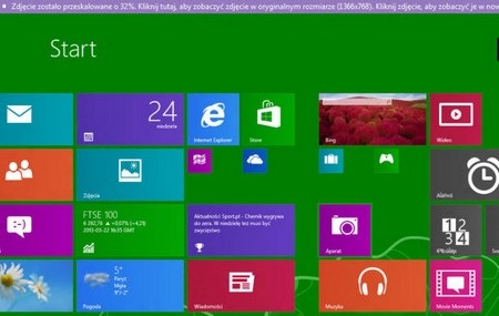 Giao diện khởi động trên Windows Blue