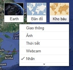 Chế độ kho báu trên Google Maps