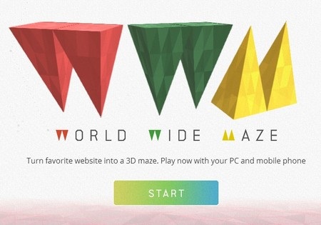 Khám phá trang web dưới dạng mê cung 3D cực thú vị và độc đáo - 1 Khám phá trang web dưới dạng mê cung 3D cực thú vị và độc đáo