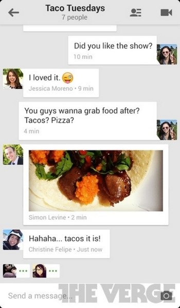 Google ra mắt Hangouts nhắn tin và gọi điện miễn phí qua Internet - 5 Tính năng chat theo nhóm