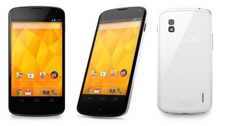 Nexus 4 phiên bản trắng chính thức xuất hiện sau nhiều thông tin đồn đoán