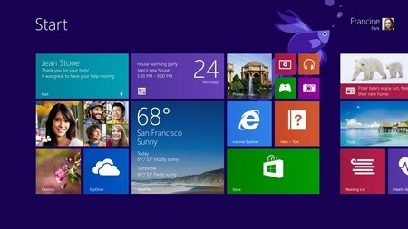Các khung ứng dụng trên Windows 8.1 có thể điều chỉnh nhiều kích cỡ khác nhau