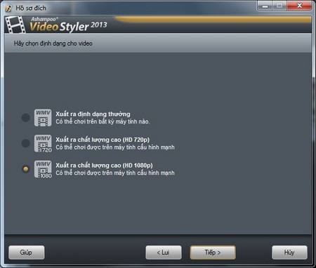 Dễ dàng tạo hiệu ứng lên file video bằng phần mềm chuyên nghiệp - 10 Sau đó, tiếp tục hoàn tất các bước còn lại để trích xuất file video sau khi đã thêm hiệu ứng.