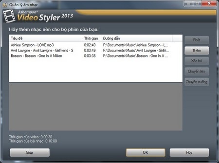 Dễ dàng tạo hiệu ứng lên file video bằng phần mềm chuyên nghiệp - 8 Danh sách các công cụ để thêm hiệu ứng cho file video được nằm ở menu bên góc phải, bao gồm:
