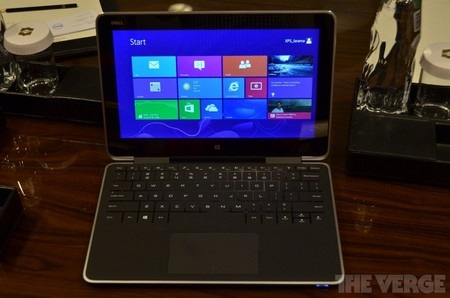 Dell ra mắt laptop “lai” máy tính bảng có khả năng biến hình - 2 Dell XPS 11 trong hình dạng một chiếc laptop thông thường
