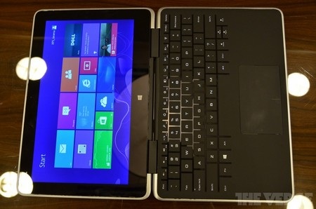 Dell ra mắt laptop “lai” máy tính bảng có khả năng biến hình - 8 Quay ngược màn hình để sử dụng như một chiếc máy tính bảng