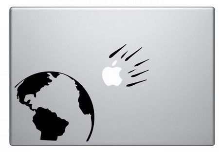 Những tác phẩm sáng tạo từ logo “táo khuyết” trên MacBook - 25 Thiên thạch “táo khuyết” đang lao vào trái đất