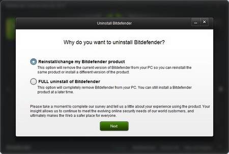 Trải nghiệm gói bảo mật Bitdefender 2014 “nóng hổi” vừa trình làng - 6 Ở hộp thoại hiện ra sau đó, nhấn vào tùy chọn “Remove Bitdefender 2013 from your computer”.