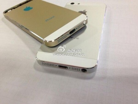 Lộ diện lớp vỏ màu vàng đồng của iPhone thế hệ mới - 2 Lớp vỏ iPhone mới không có nhiều thay đổi so với iPhone 5 trước đây ngoại trừ màu sắc