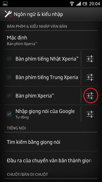 Kết quả tìm kiếm khi thử nghiệm bằng giọng nói “Báo điện tử Dân trí”