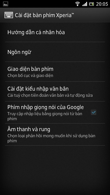 Kết quả tìm kiếm khi thử nghiệm bằng giọng nói “Báo điện tử Dân trí”