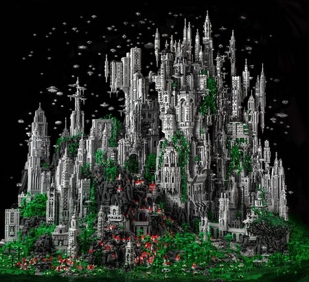 Những tác phẩm tạo hình tuyệt đẹp bằng trò chơi LEGO - 19 Một vương quốc của LEGO