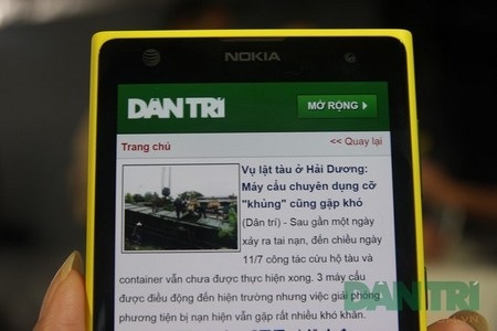 Camera phụ ở mặt trước