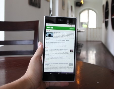 Màn hình cỡ lớn giúp cho việc duyệt web thuận tiện hơn