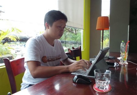 Tính cơ động và mạnh mẽ của Aspire P3 là điểm thu hút ngay cả với phóng viên công nghệ thông tin.