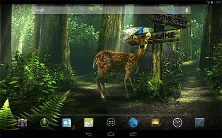 25 ứng dụng ảnh nền sống động cực đẹp cho thiết bị Android (P.2) - 1 Rừng xanh HD: