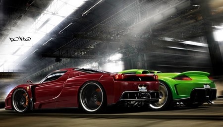 Bộ hình nền siêu xe “huyền thoại” Ferrari Enzo - 16 T.Thủy