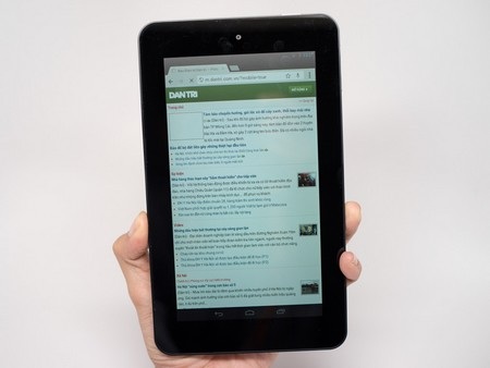 Cận cảnh máy tính bảng Android đầu tiên của HP tại Việt Nam - 2 Máy có màn hình rộng 7-inch, độ phân giải 1024x600