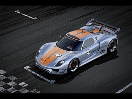 Bộ sưu tập hình nền siêu xe “lai” Porsche 918 - 5 T.Thủy