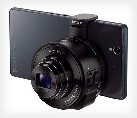 Lộ ảnh ống kính đặc biệt dành cho smartphone của Sony - 1 Ống kính đặc biệt gắn vào mặt sau của smartphone để biến sản phẩm thành máy ảnh chuyên nghiệp