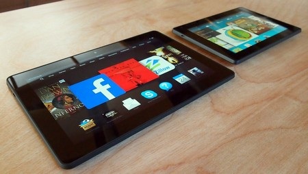 Máy tính bảng Kindle Fire mới trình làng với cấu hình “khủng” - 1 Bộ đôi Kindle Fire HDX mới (phiên bản 8.9-inch và 7-inch)