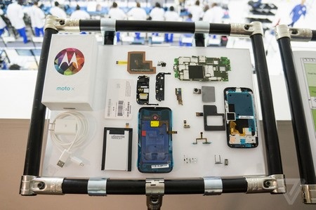 Bên trong nhà máy lắp ráp smartphone Moto X của Motorola tại Mỹ - 8 Bản đồ cho thấy cách bố trí các bộ phận làm việc trong nhà máy