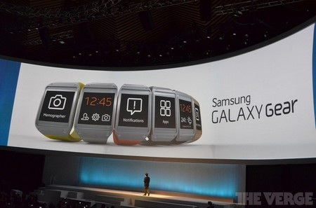 Samsung đặt chân vào thị trường đồng hồ thông minh với Galaxy Gear