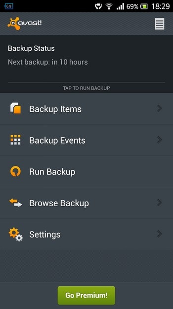 Sao lưu phục hồi tin nhắn, danh bạ trên thiết bị Android với Avast Mobile Backup - 4 Sao lưu và phục hồi dữ liệu trên thiết bị Android với Avast Mobile Backup