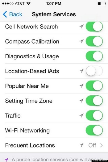 9 cách tăng thời lượng pin đối với nền tảng iOS 7 - 3 8. Tắt Siri