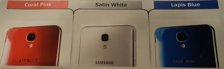 Galaxy J sẽ có 3 màu để lựa chọn