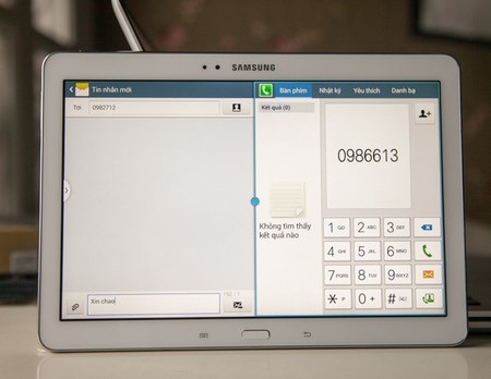 Cận cảnh Galaxy Note 10.1 phiên bản 2014 chính hãng tại Việt Nam - 9 Galaxy Note 10.1 có khả năng hiển thị song song 2 giao diện ứng dụng