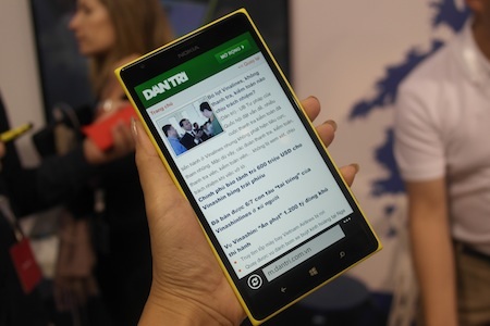 Sản phẩm có màn hình rộng 6-inch