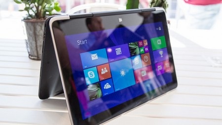 Dell nâng cấp laptop thế hệ mới với cấu hình “khủng” nhất từ trước đến nay - 2 Màn hình XPS 11 có thể gập ngược ra sau bàn phím để sử dụng như một chiếc máy tính bảng