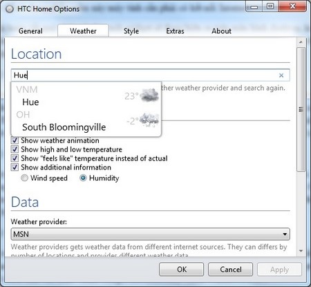 Phần mềm dự báo thời tiết với hiệu ứng động đẹp mắt cho Windows - 2 Phần mềm dự báo thời tiết với hiệu ứng động đẹp mắt cho Windows